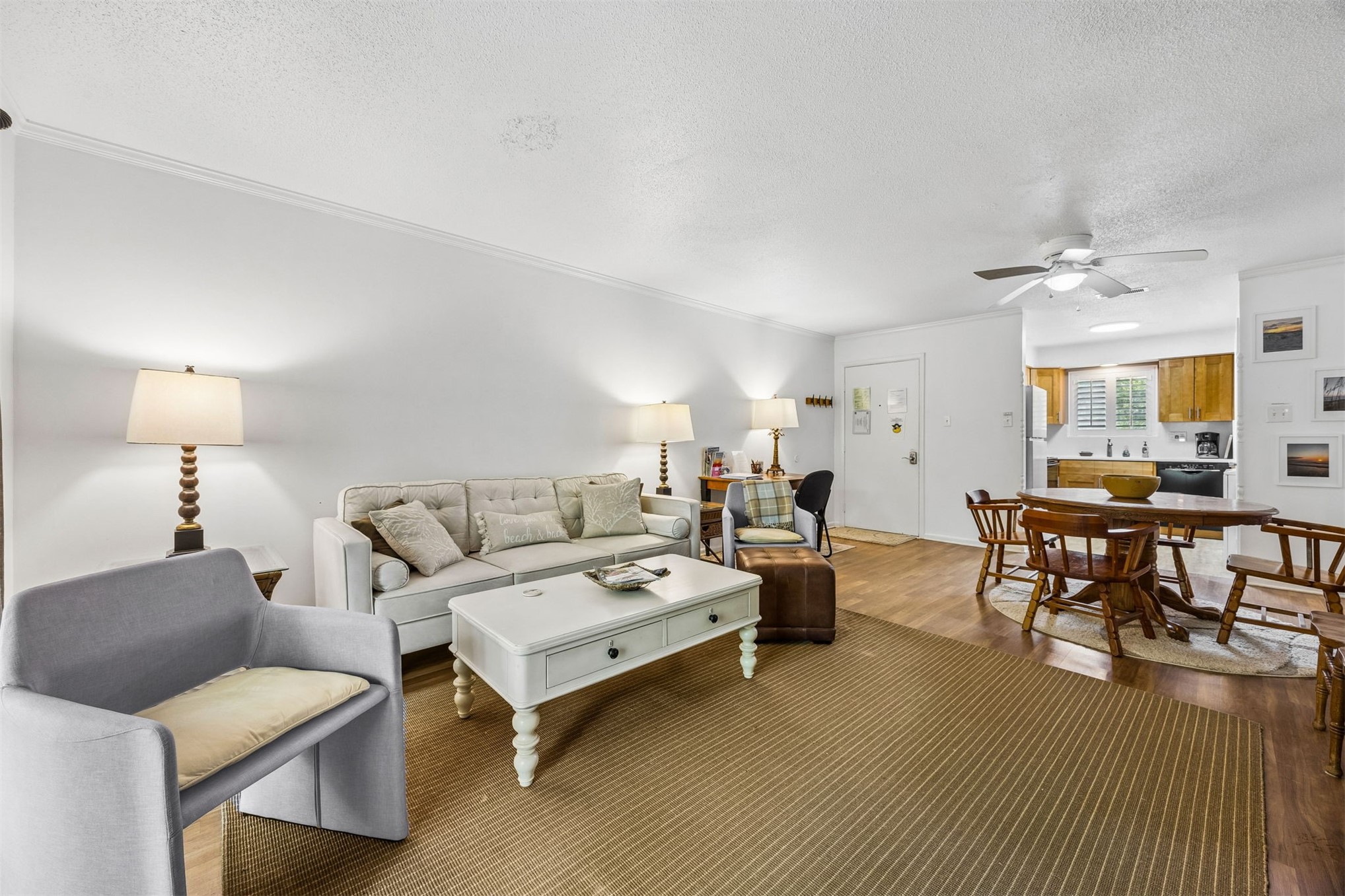 2328 Sadler Road, Unit 1C Fernandina Beach, FL 32034 - Photo 6 of 49 a living room with furniture and a wooden floor