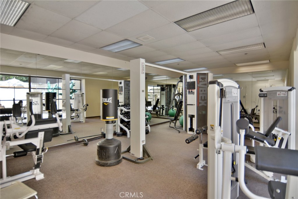 600 West 9th Street, Unit 1114 Los Angeles, CA 90015 - Photo 22 of 27 a view of a room with gym equipment