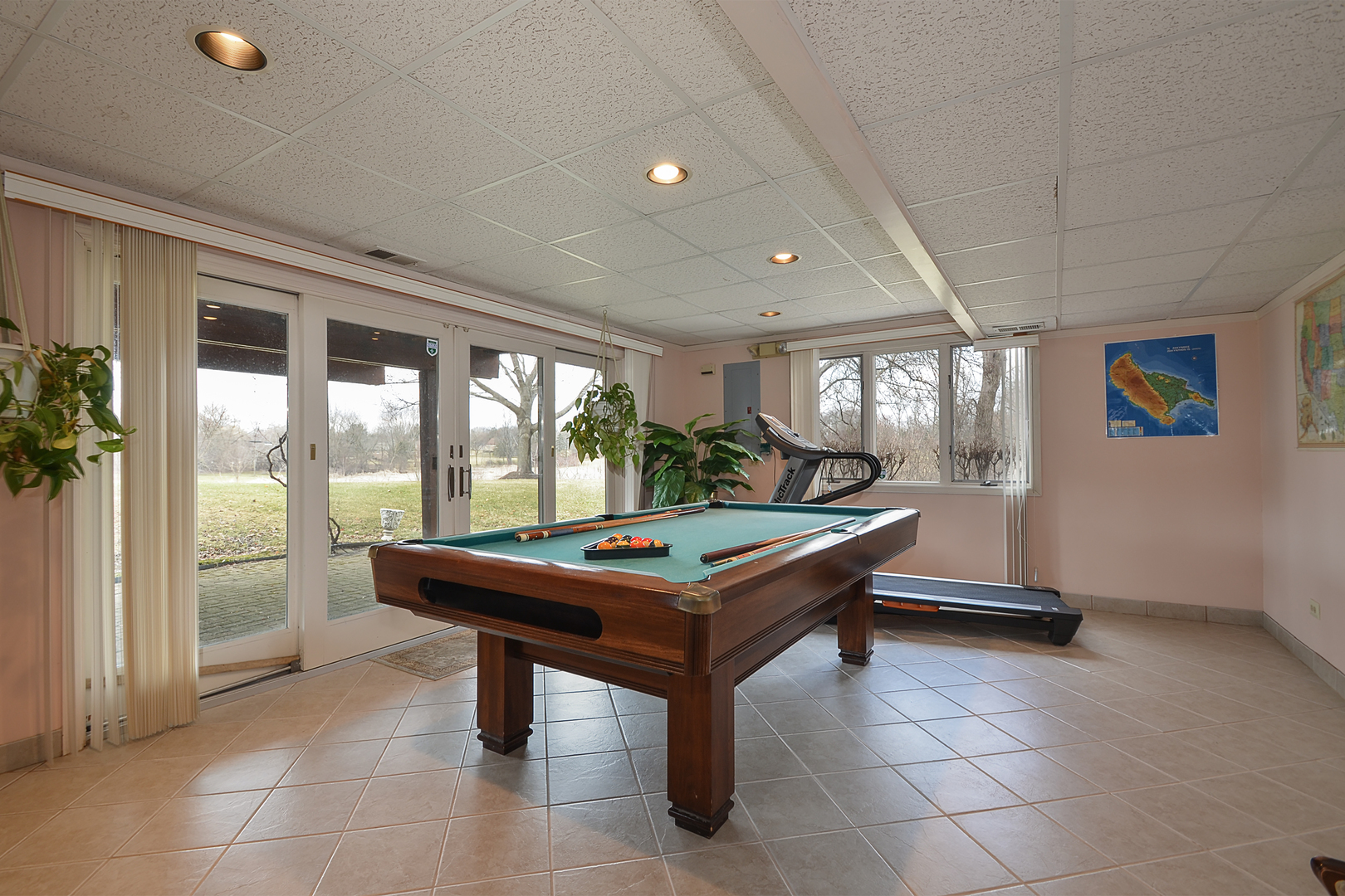 102 North Haman Road Inverness, IL 60010 - Photo 20 of 25 a room with pool table and windows