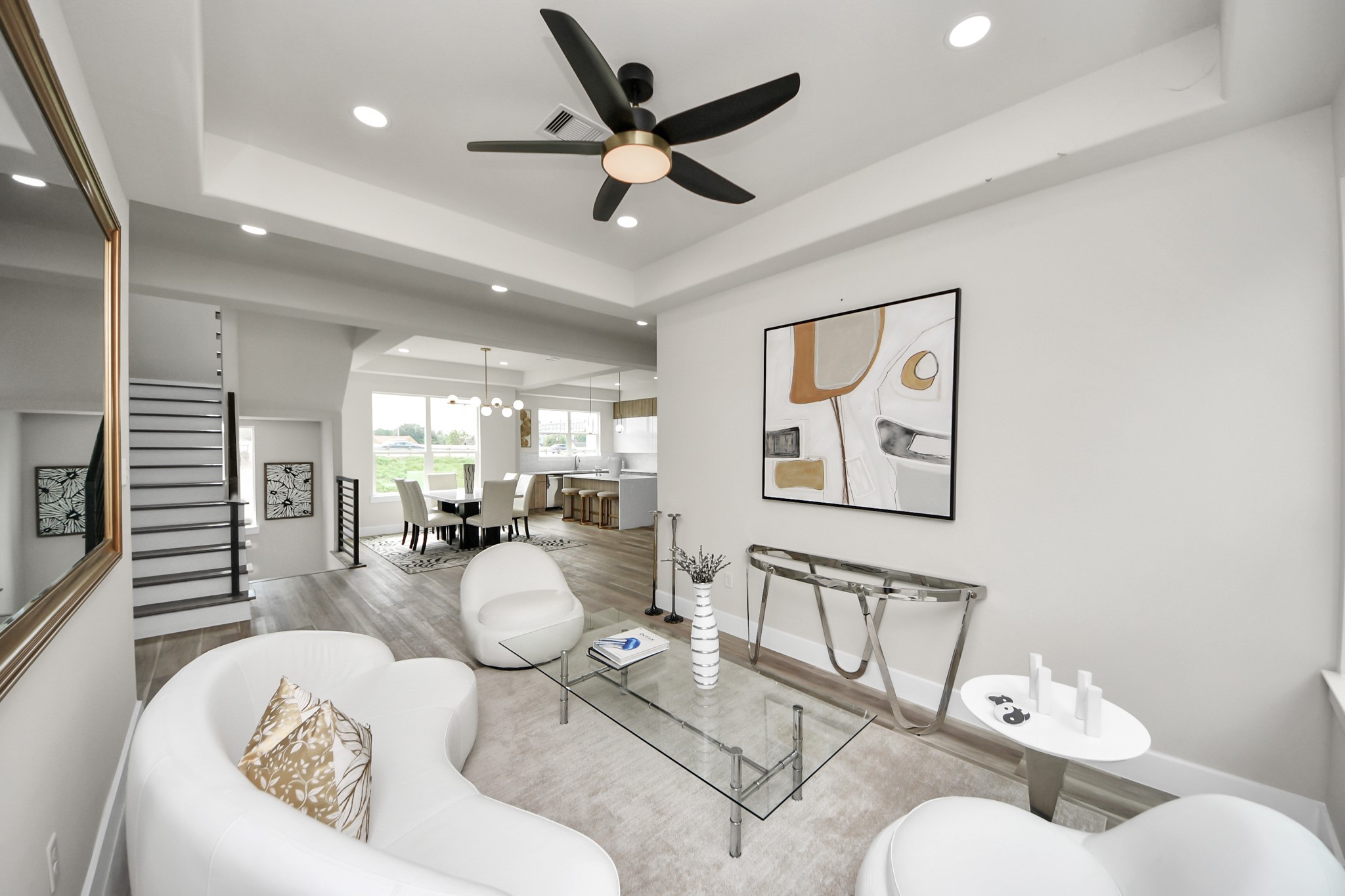2014 Blodgett Street Houston, TX 77004 - Photo 23 of 49 a living room with furniture and a large window