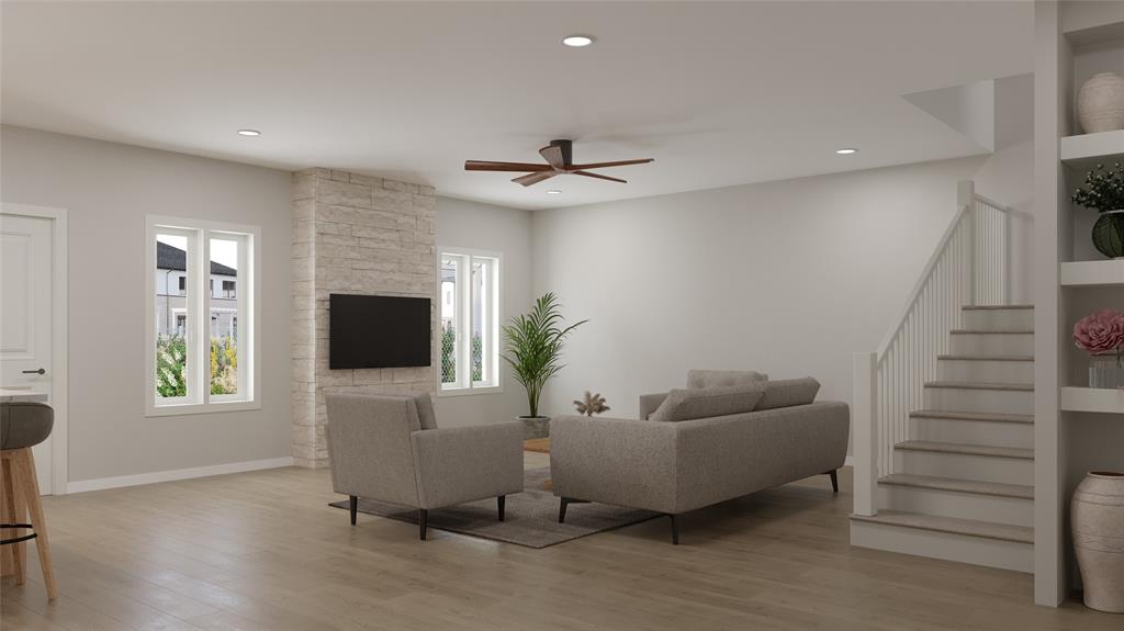 468 Lessie Circle Kennedale, TX 76060 - Photo 4 of 17 a living room with furniture and a flat screen tv