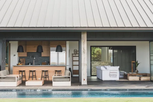 a view of entrance of the building