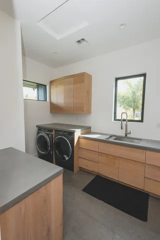 a view of swimming pool with outdoor seating