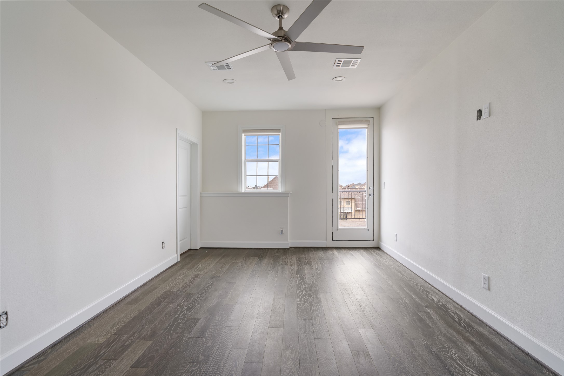 2613 Maxroy Street Houston, TX 77007 - Photo 29 of 43 The fourth-floor gameroom, thoughtfully built out by the current owners, offers a flexible bonus space ideal for movie nights, a home gym, playroom, or additional entertaining area.