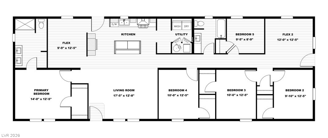 478 Box Canyon Road Alamo, NV 89001 - Photo 13 of 15 An organized floor plan outlines a spacious layout with multiple bedrooms and open living areas.