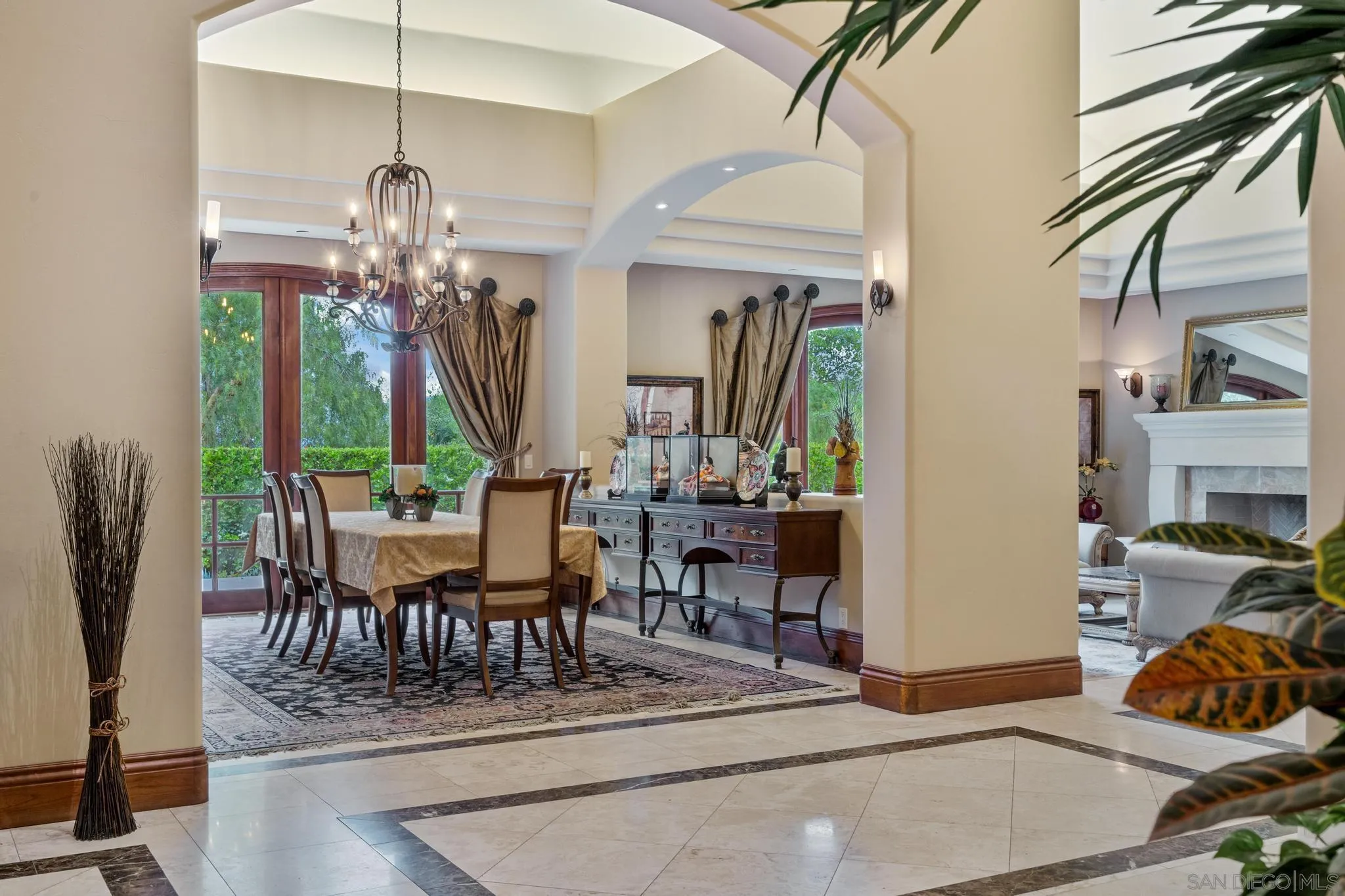 14380 Ciera Court Poway, CA 92064 - Photo 12 of 51 a view of a dining room with furniture and chandelier