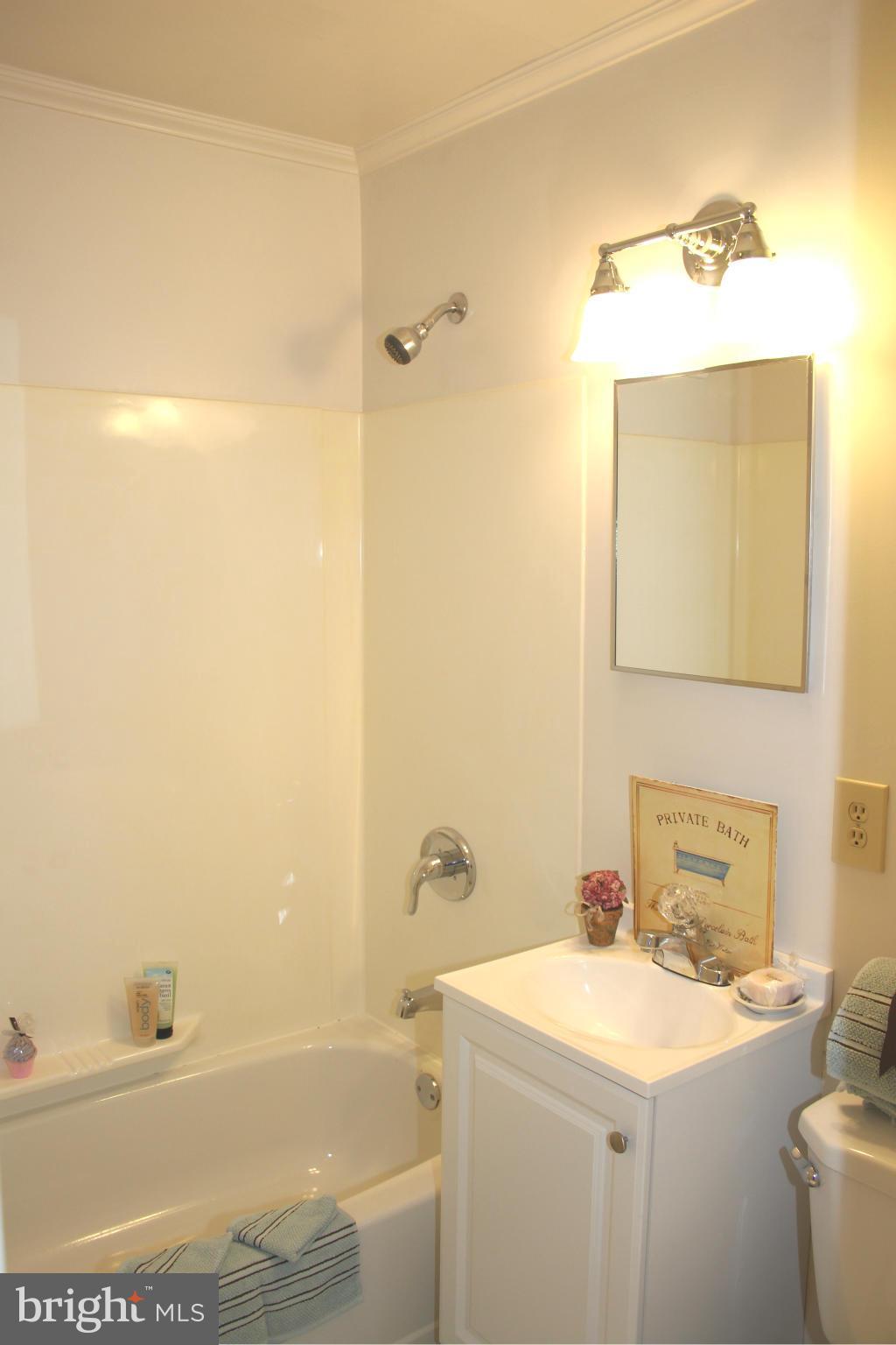 4214 Garrett Park Road Silver Spring, MD 20906 - Photo 8 of 22 a bathroom with a sink a toilet and shower