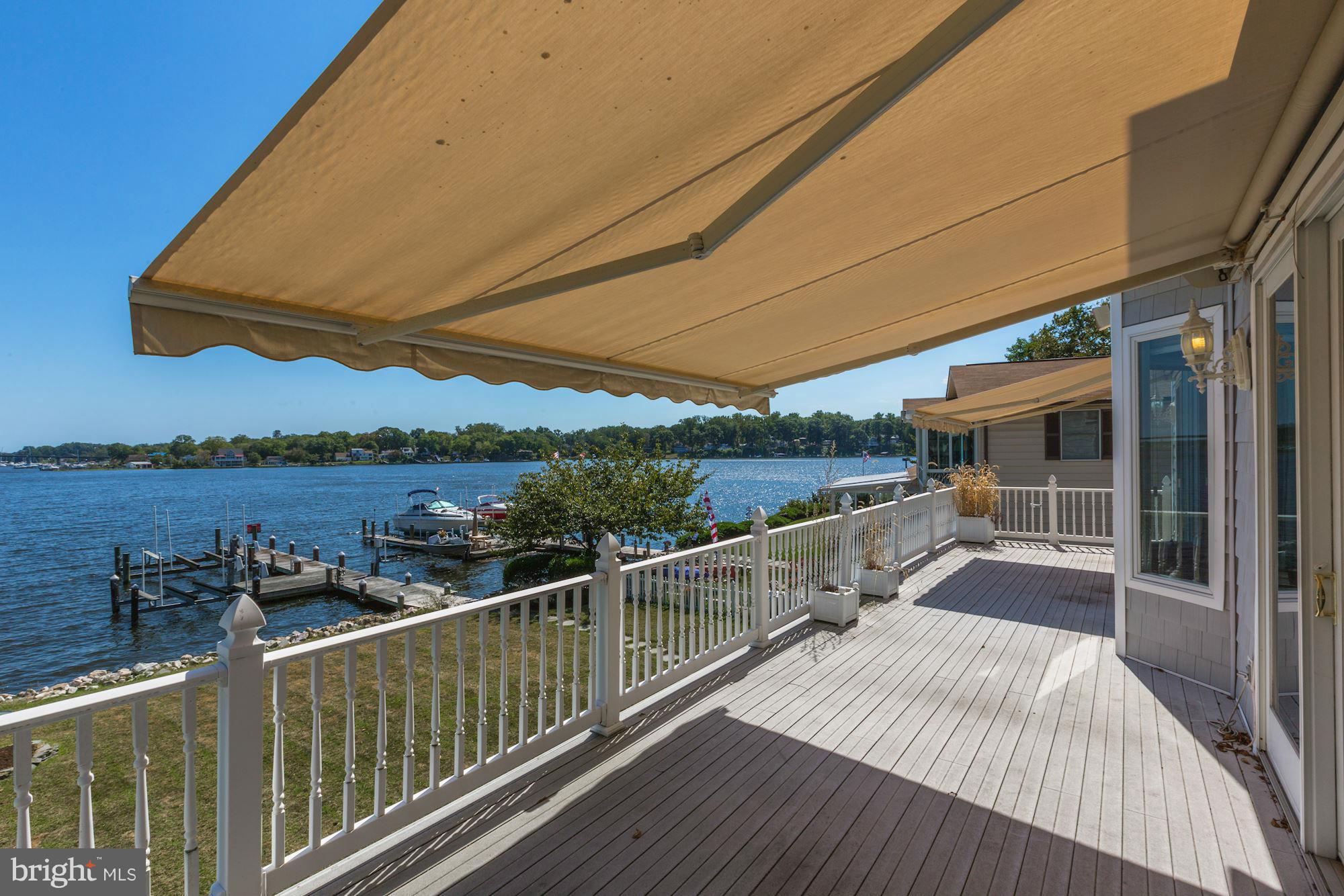 3027 Friends Road Annapolis, MD 21401 - Photo 27 of 30 Covered Rear Deck with Lovely Views