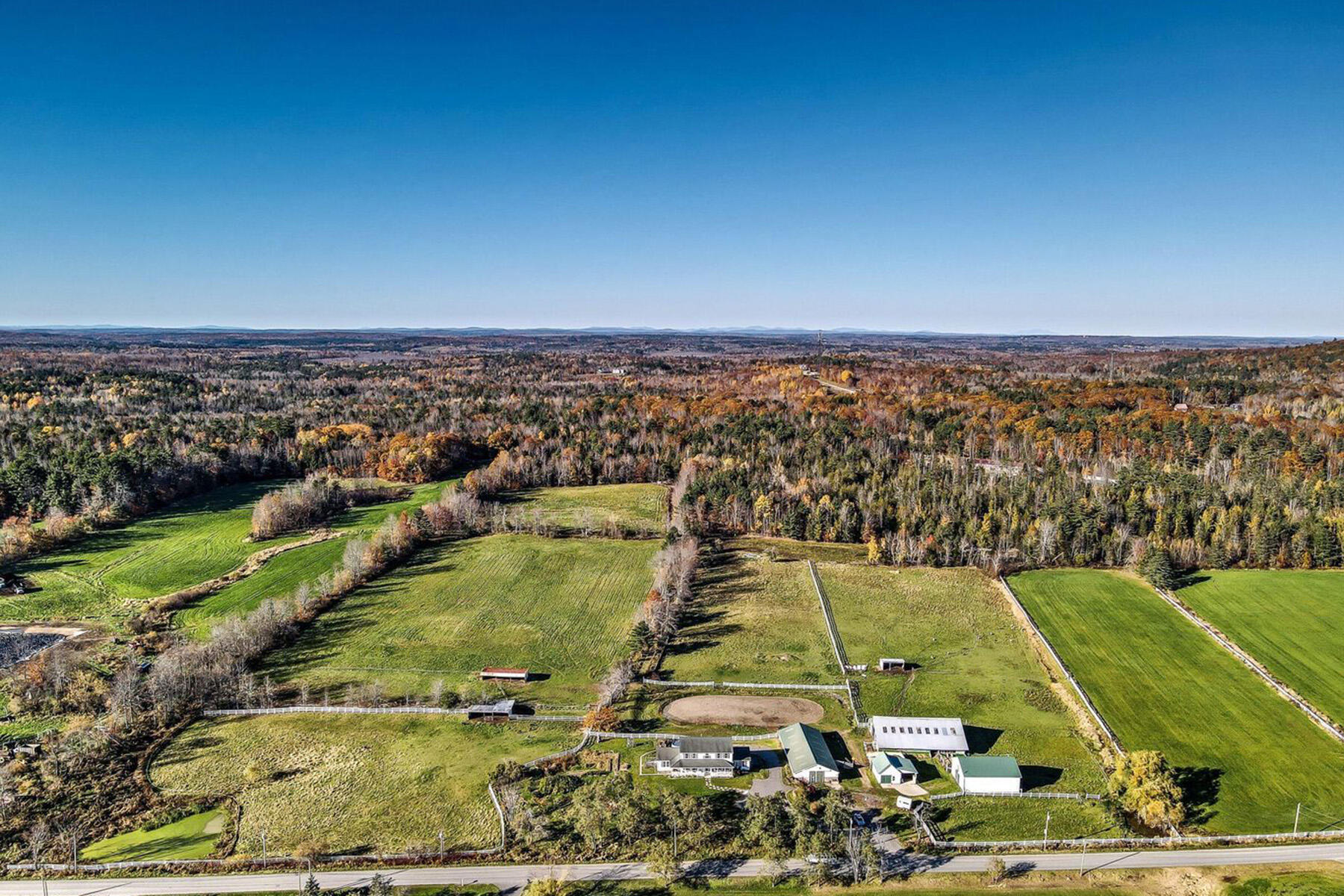 84 North Farmhouse Aerial 3