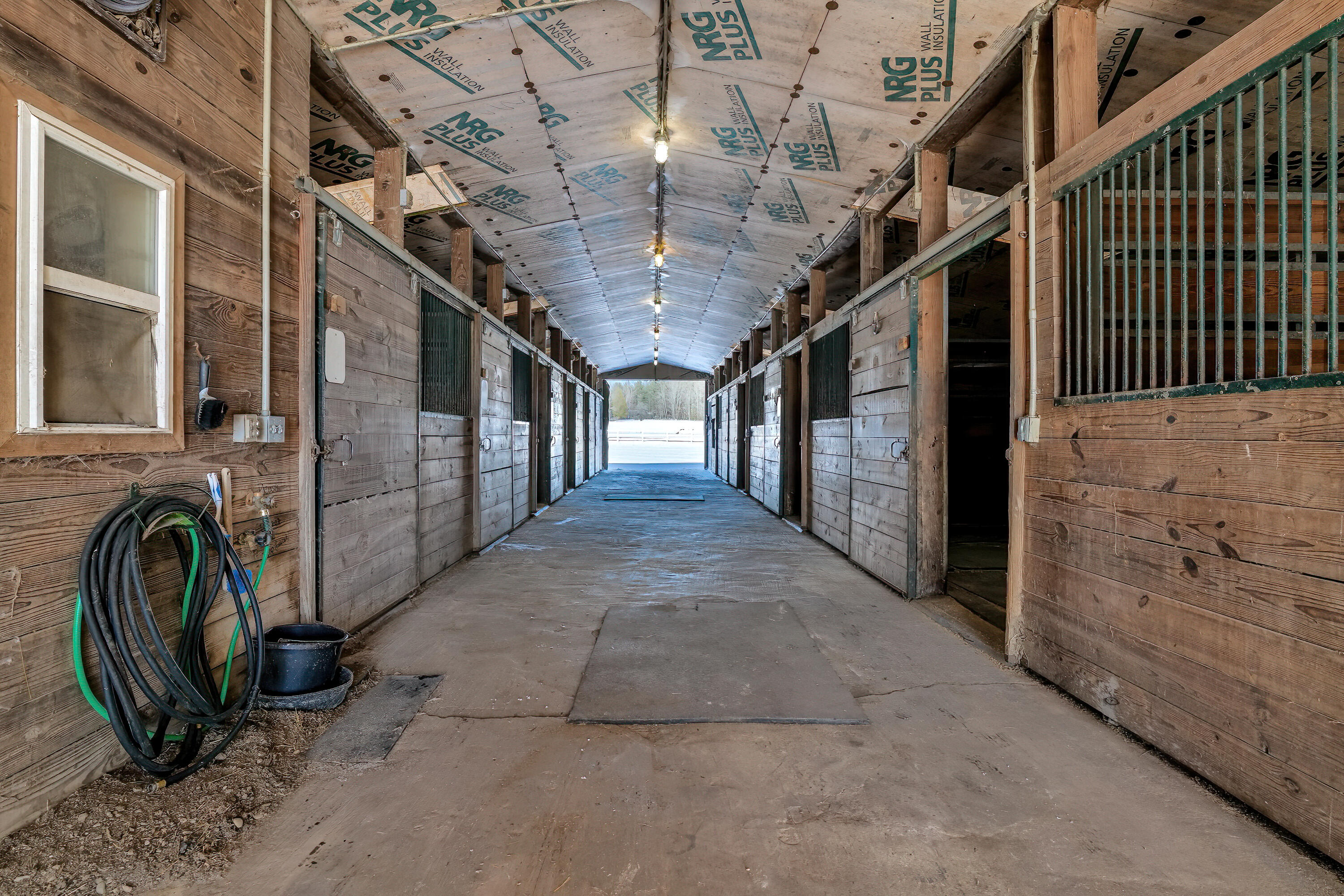 84 N Road Newburgh, ME 04444 - Photo 24 of 43 84 North Horse Barn Aisle1