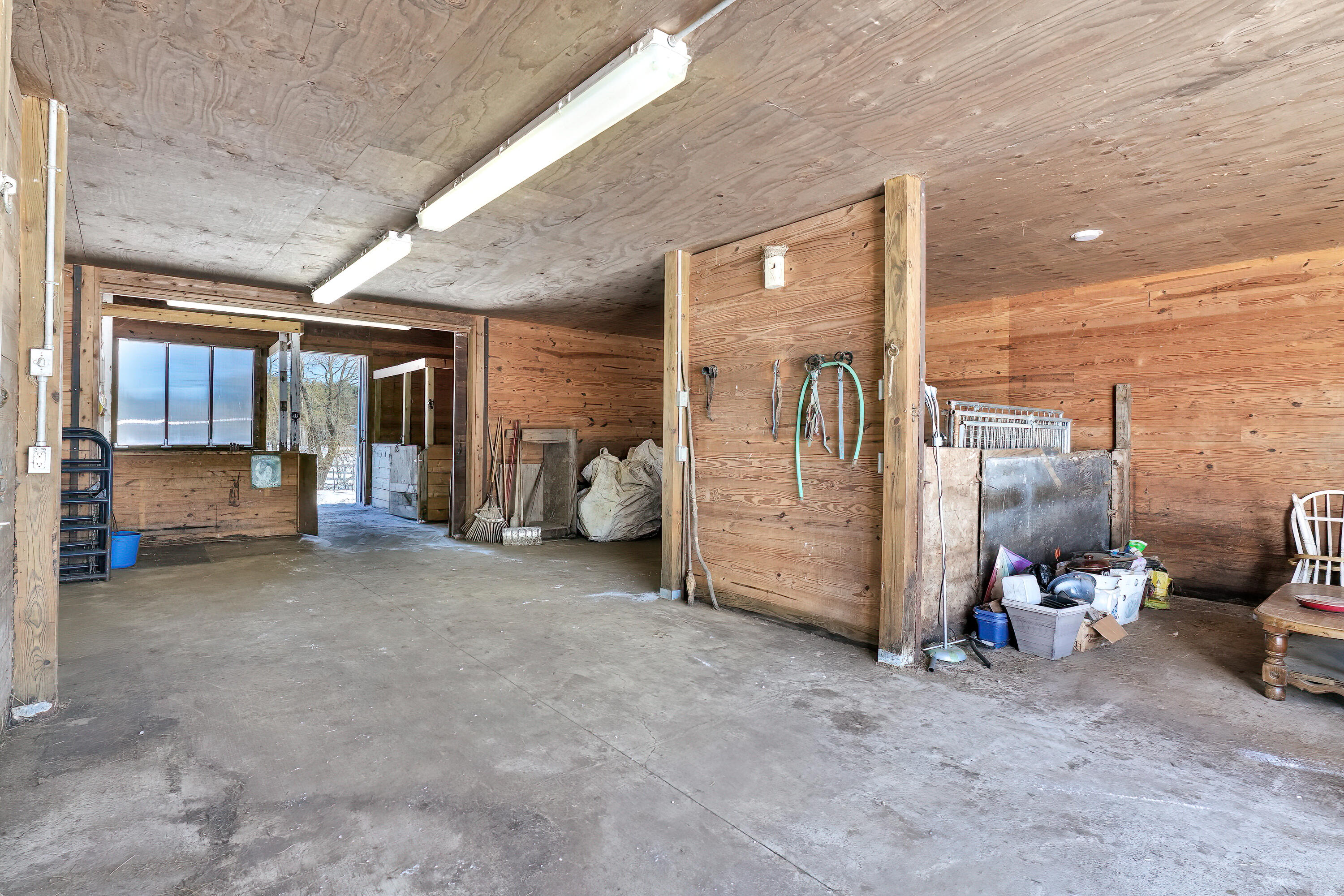 84 N Road Newburgh, ME 04444 - Photo 28 of 43 84 North 6 Stall Barn Interior