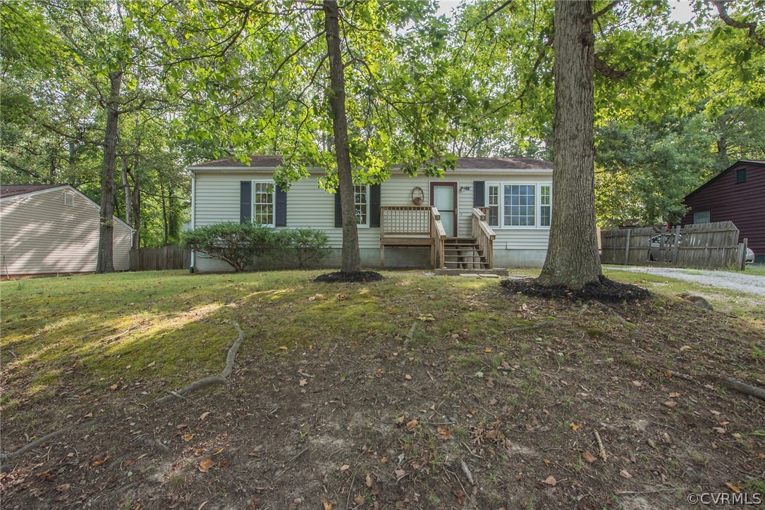 2937 Shiloh Church Road Midlothian, VA 23112 - Photo 2 of 24 a view of a house with backyard and a tree