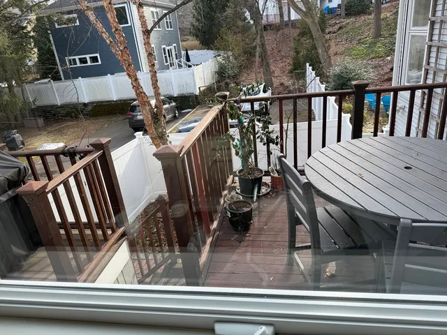 a view of deck and patio