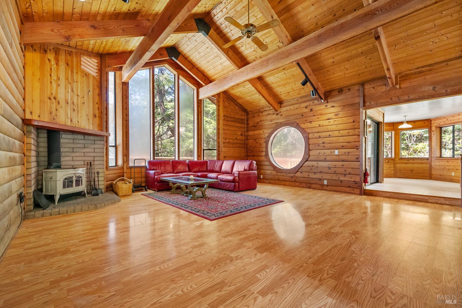 46320 Iversen Road Gualala, CA 95445 - Photo 7 of 46 a view of a room with wooden floor and furniture