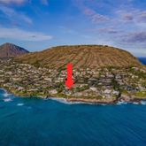 a view of a fireplace in a room
