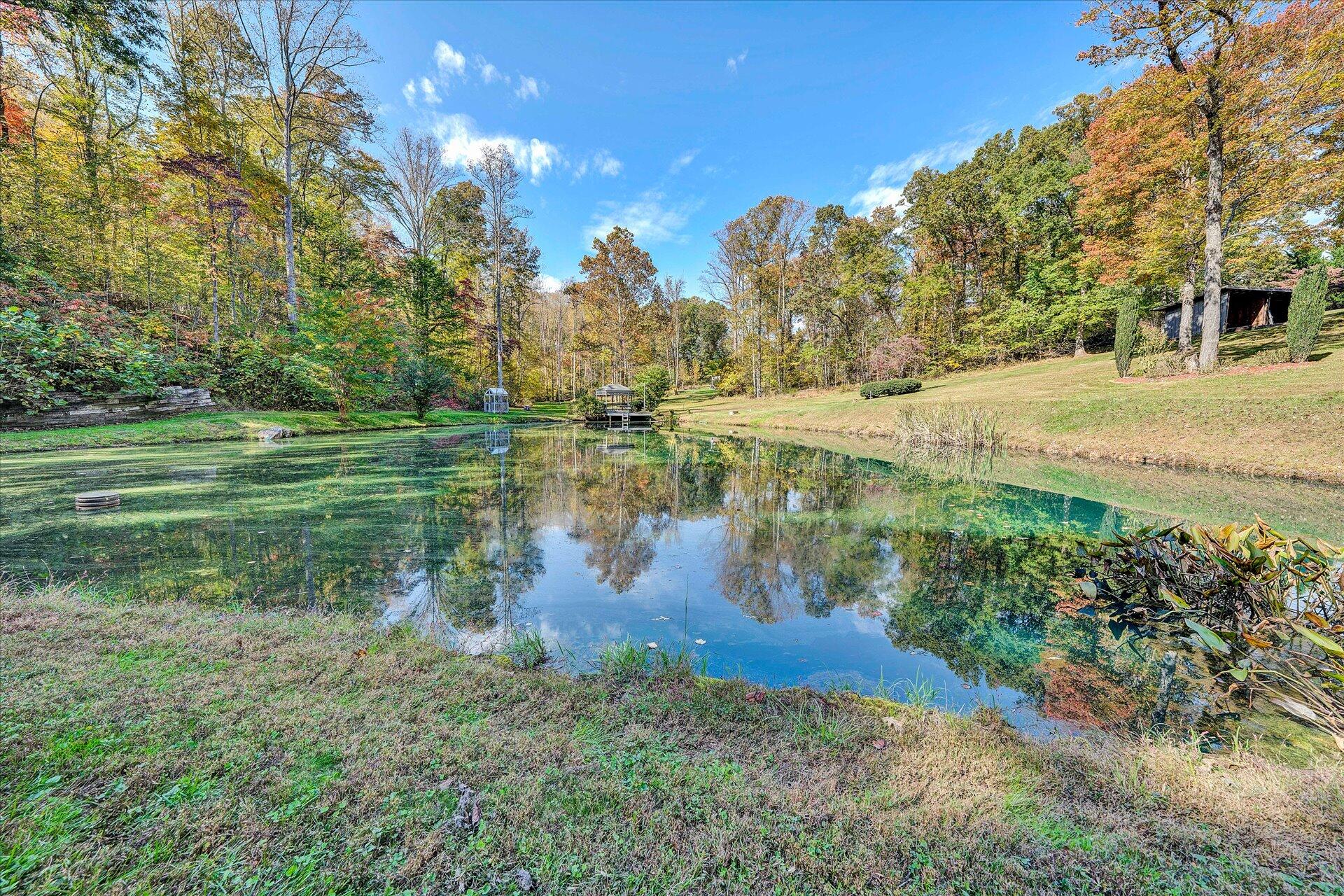 1041 Owen Ridge Lane Goodview, VA 24095 - Photo 51 of 58 a view of a lake with a yard