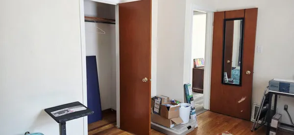 a room with a chair and couch