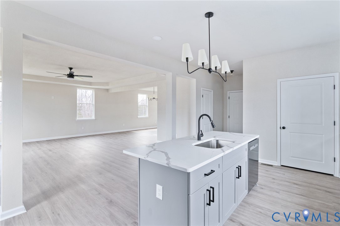 63 Hatcher Road Powhatan, VA 23139 - Photo 24 of 48 a spacious bathroom with a double vanity sink and a mirror