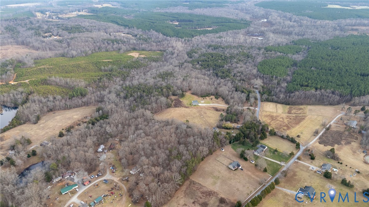 63 Hatcher Road Powhatan, VA 23139 - Photo 47 of 48 an aerial view of a house with a yard