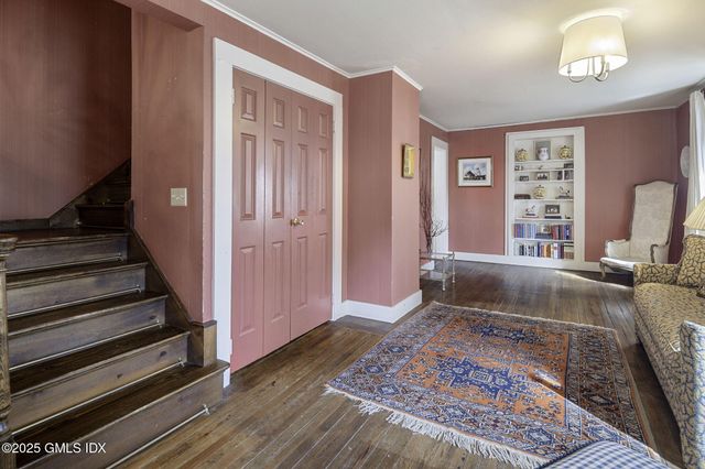 a view of a room with an empty space