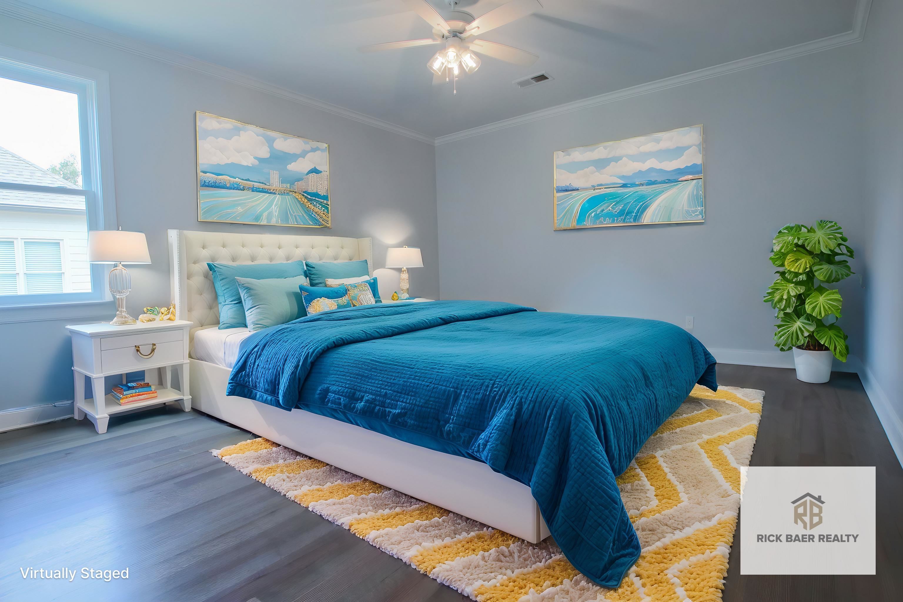 2611 Moore Road Germantown, TN 38138 - Photo 6 of 40 a bedroom with a bed and a chandelier