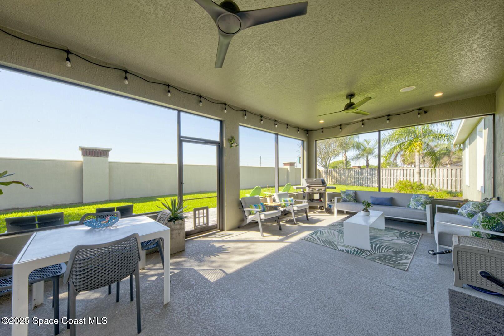 3758 Hollisten Circle Melbourne, FL 32940 - Photo 44 of 51 Lanai Facing SW