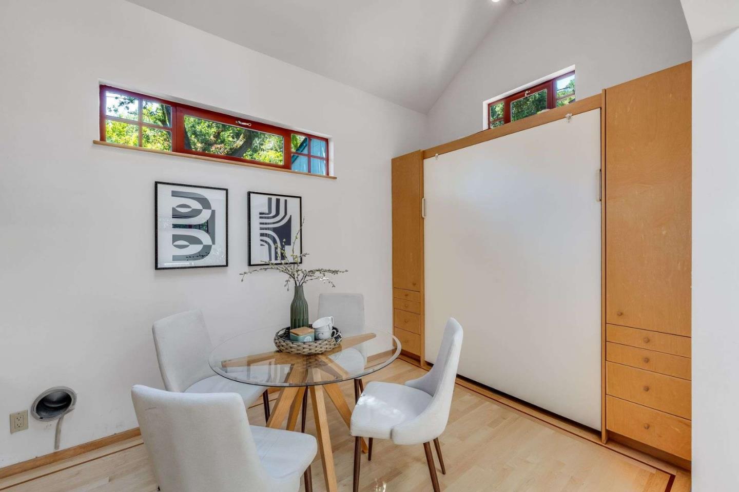 2513 Alpine Road Menlo Park, CA 94025 - Photo 13 of 41 a view of a dining room with furniture and wooden floor