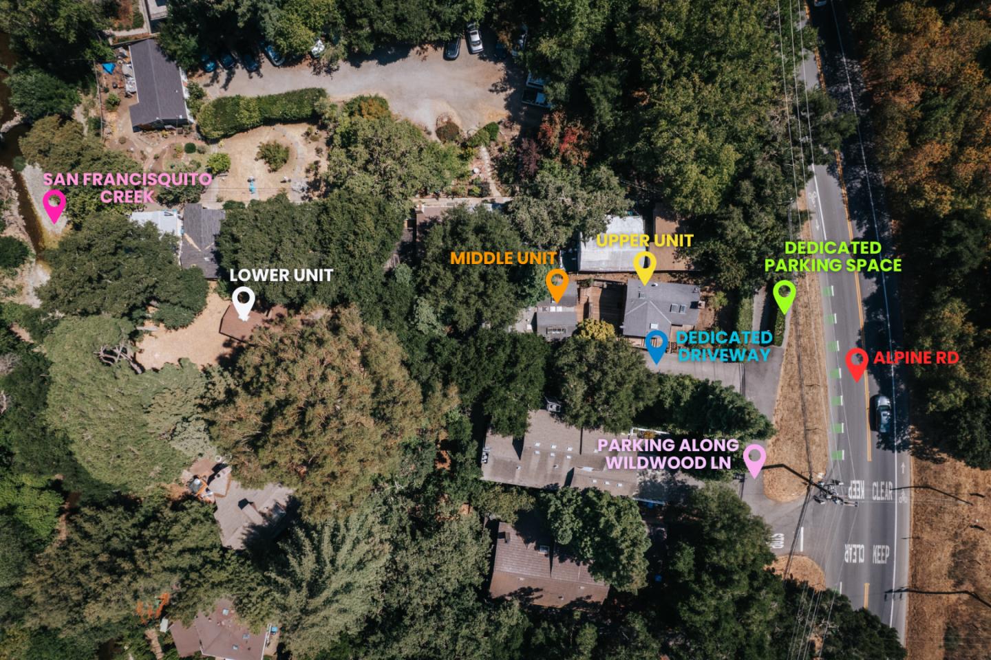 2513 Alpine Road Menlo Park, CA 94025 - Photo 37 of 41 a view of a house with a yard and plants