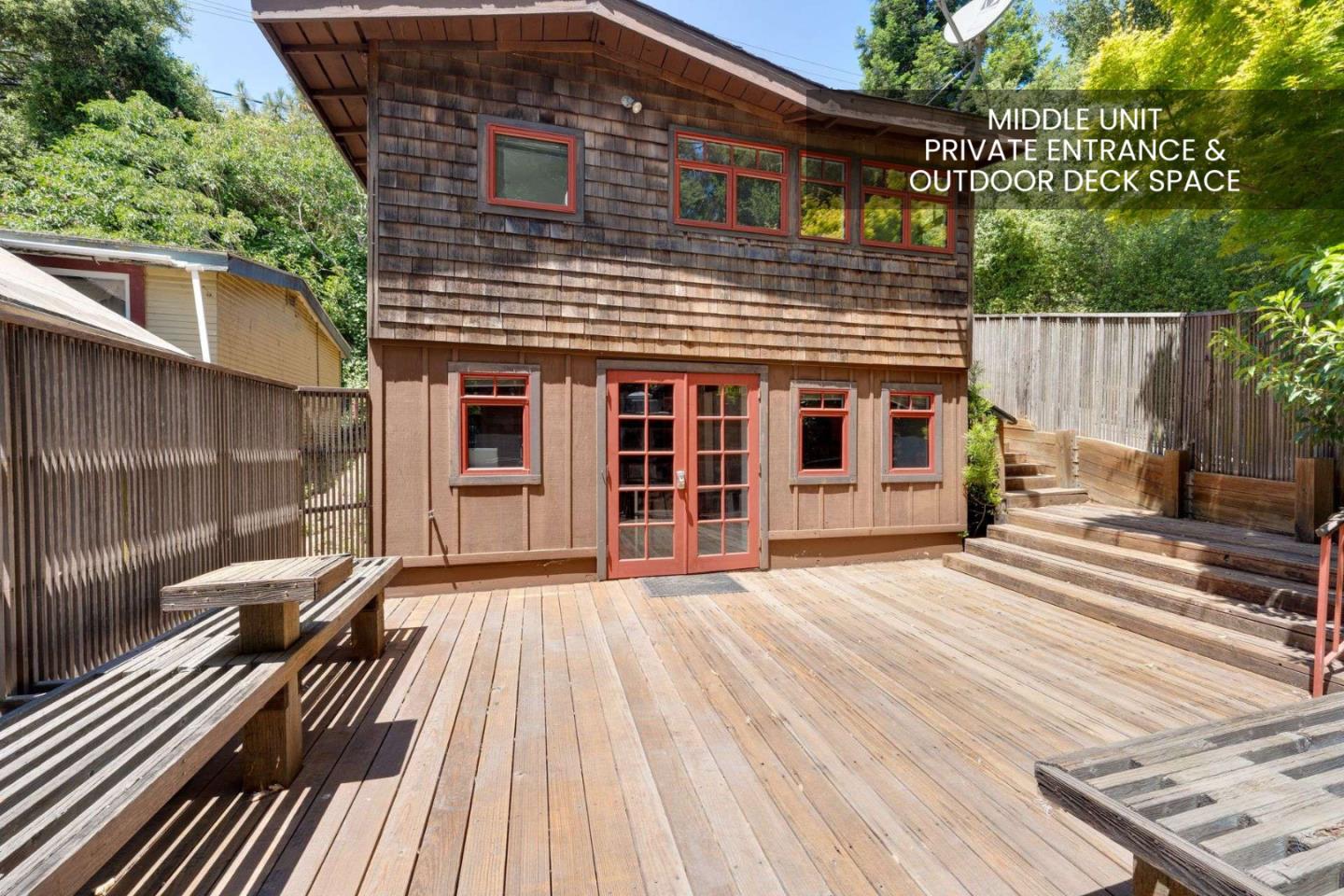 2513 Alpine Road Menlo Park, CA 94025 - Photo 10 of 41 a view of a house with a roof deck