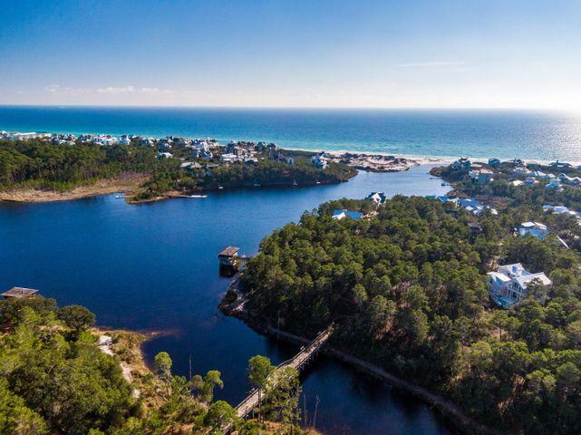 Lot 6 Cedar Post Road Santa Rosa Beach, FL 32459 - Photo 13 of 13 an aerial view of ocean and residential houses with outdoor space