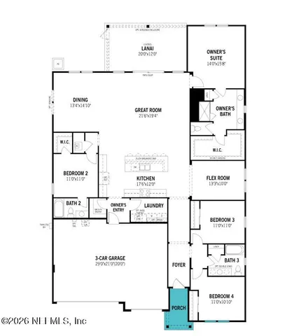 a view of swimming pool and trees in the background