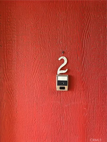 a view of a room with wooden wall