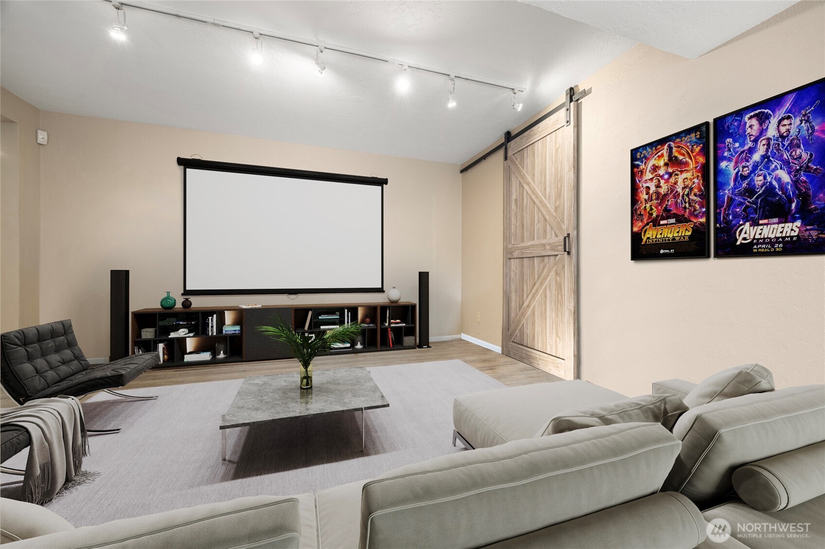 1000 Samish Way Bellingham, WA 98229 - Photo 25 of 40 a living room with furniture and a flat screen tv