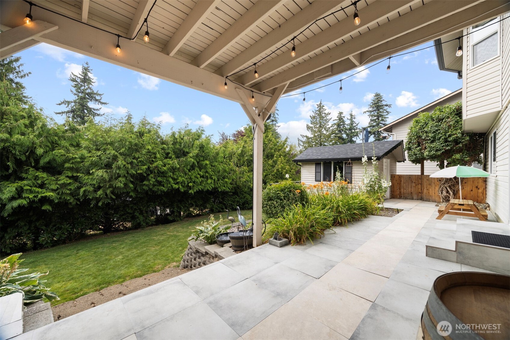 1000 Samish Way Bellingham, WA 98229 - Photo 33 of 40 a view of a porch with furniture and garden
