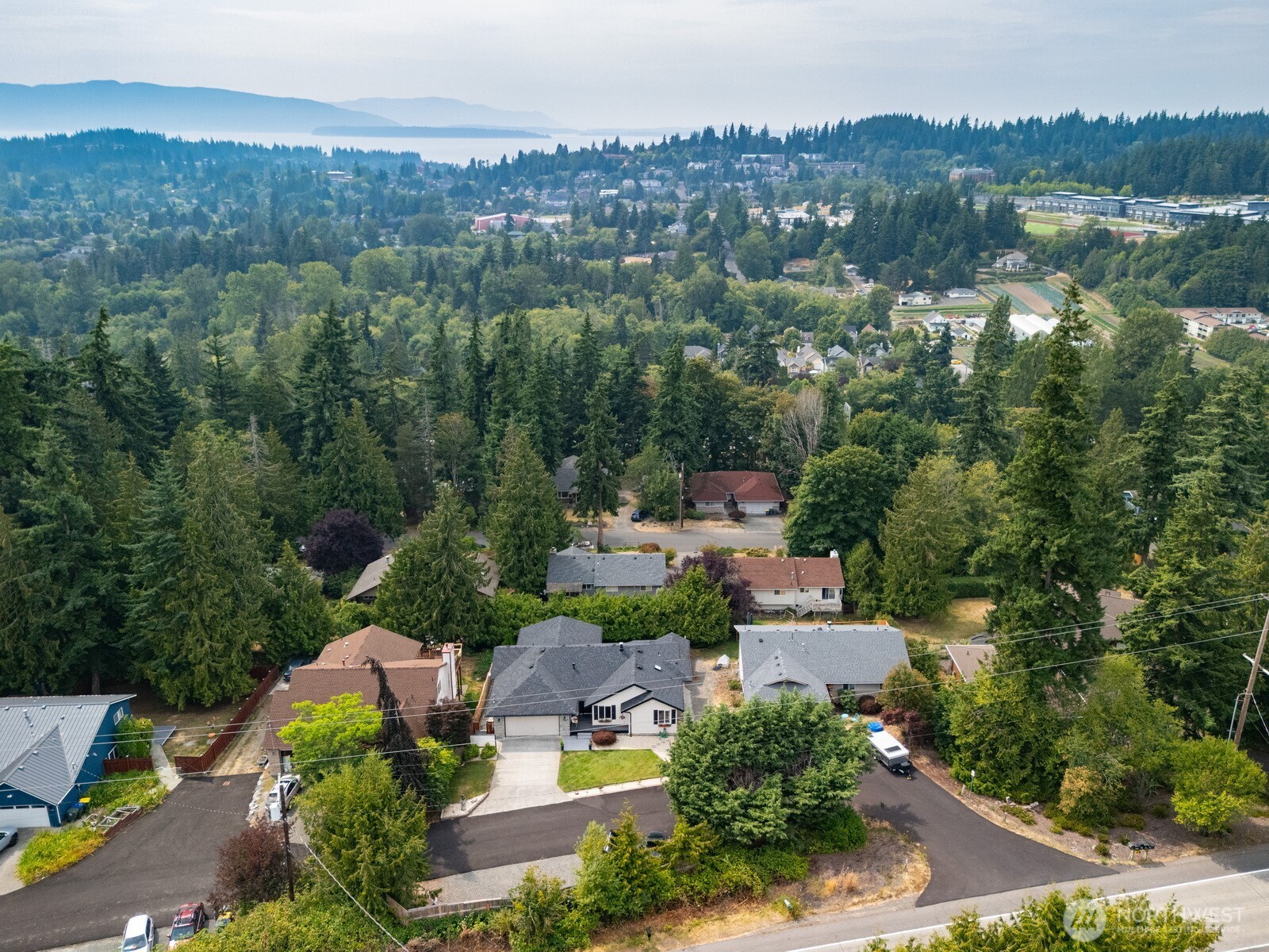 1000 Samish Way Bellingham, WA 98229 - Photo 39 of 40 an aerial view of a house with a garden