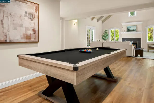 a view of a workspace with furniture and toys