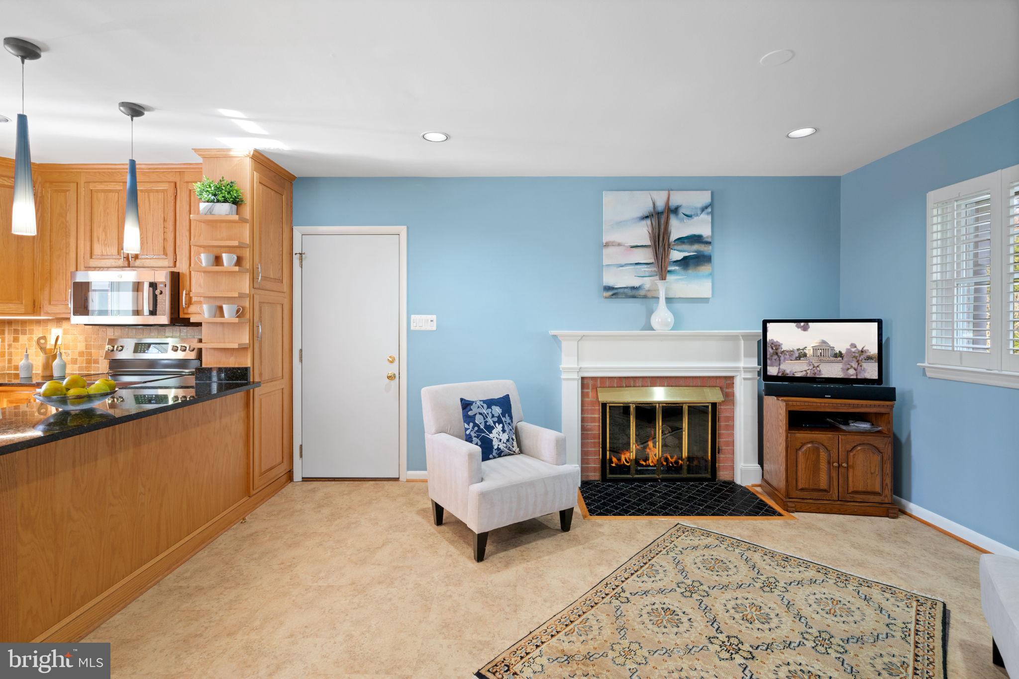 2416 Silver Fox Lane Reston, VA 20191 - Photo 28 of 60 Kitchen Flows into Family Room