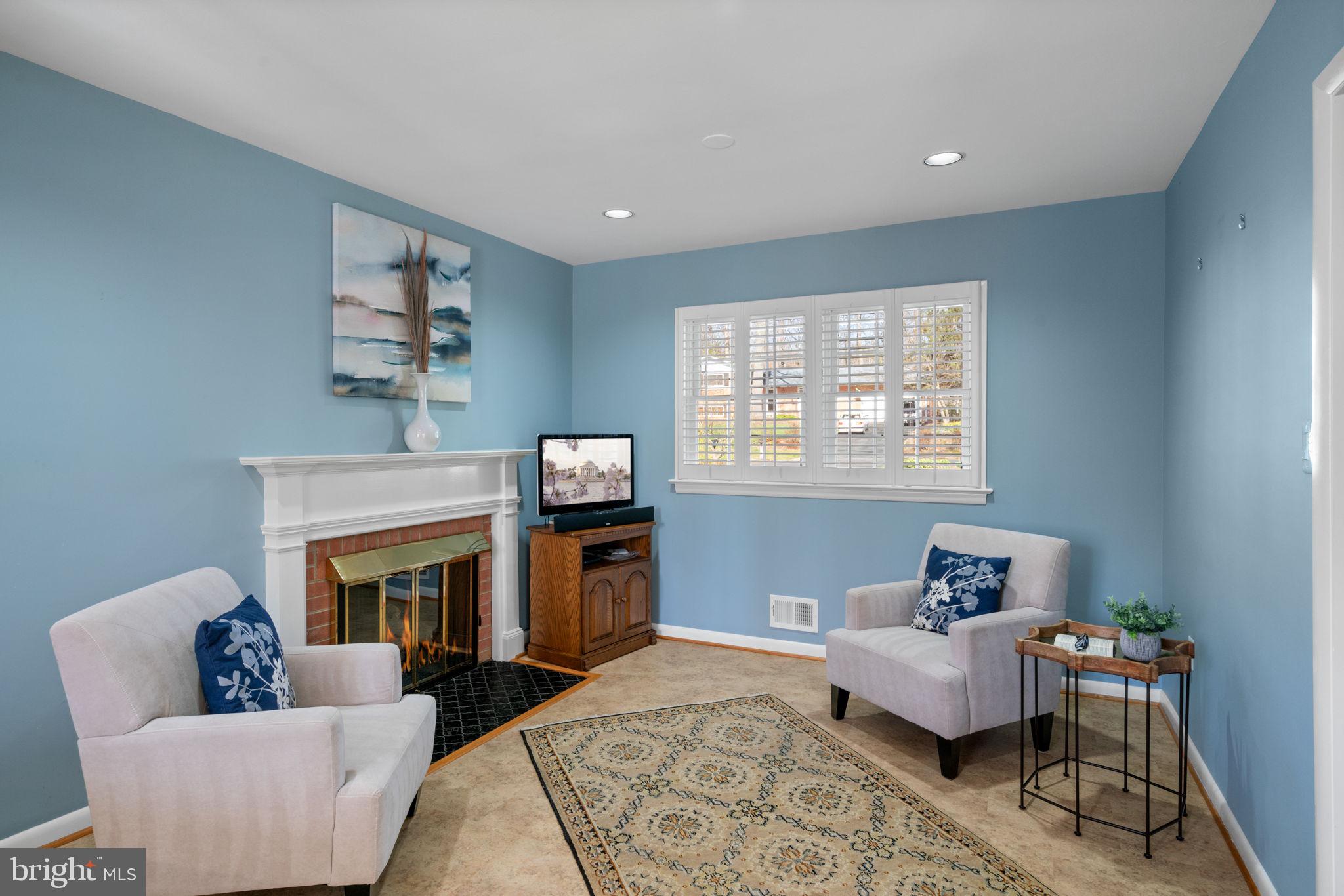 2416 Silver Fox Lane Reston, VA 20191 - Photo 29 of 60 Gas Fireplace in Family Room
