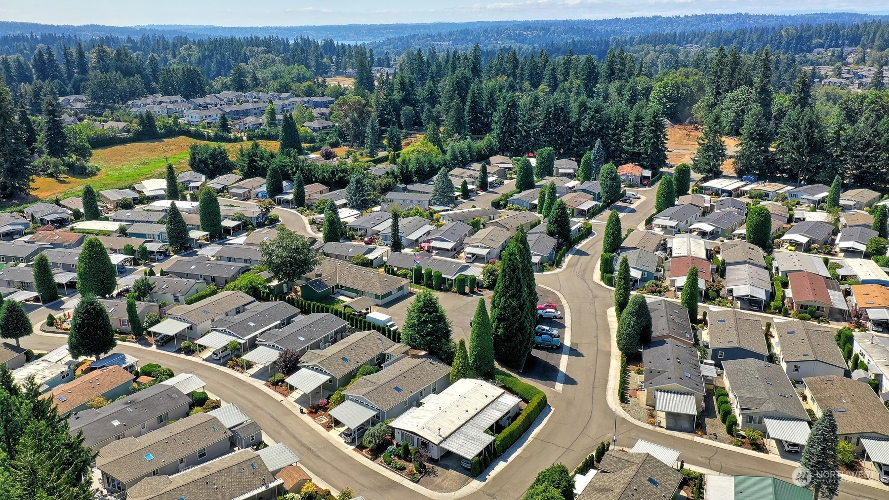 23825 15th Avenue Southeast, Unit 93 Bothell, WA 98021 - Photo 21 of 21 an aerial view of a city with lots of residential buildings