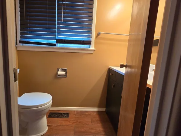 a bathroom with a sink and a toilet