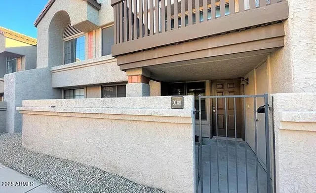 a view of balcony and kitchen