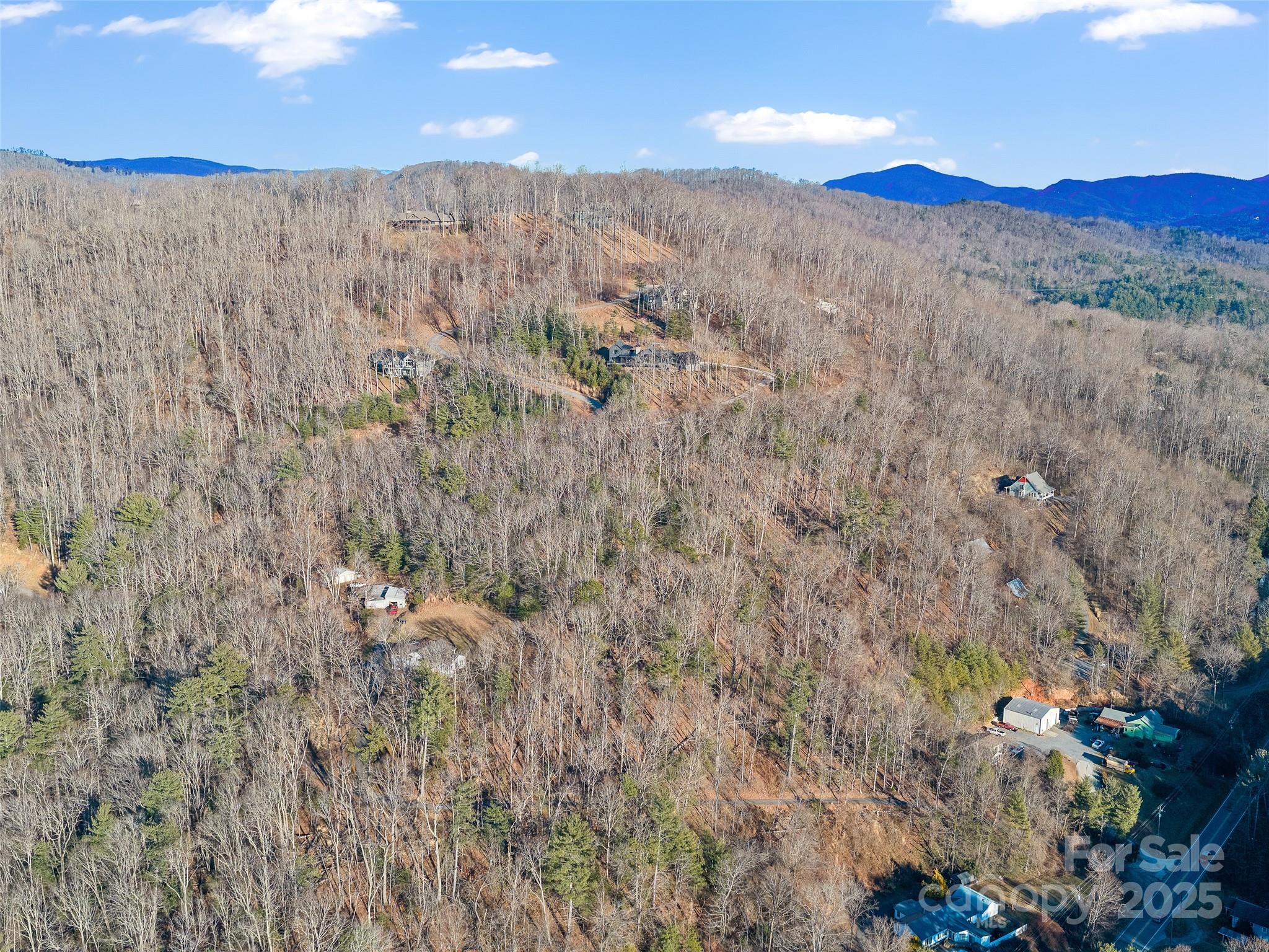 35 Smith Rdg Drive Asheville, NC 28803 - Photo 34 of 38 a view of a dry yard with mountains in the background