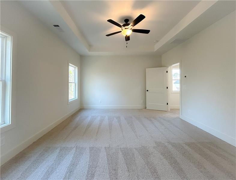 27 Bridgestone Way Cartersville, GA 30120 - Photo 24 of 31 an empty room with wooden floor and windows