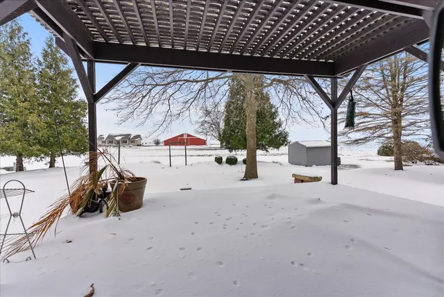 a view of outdoor space with porch