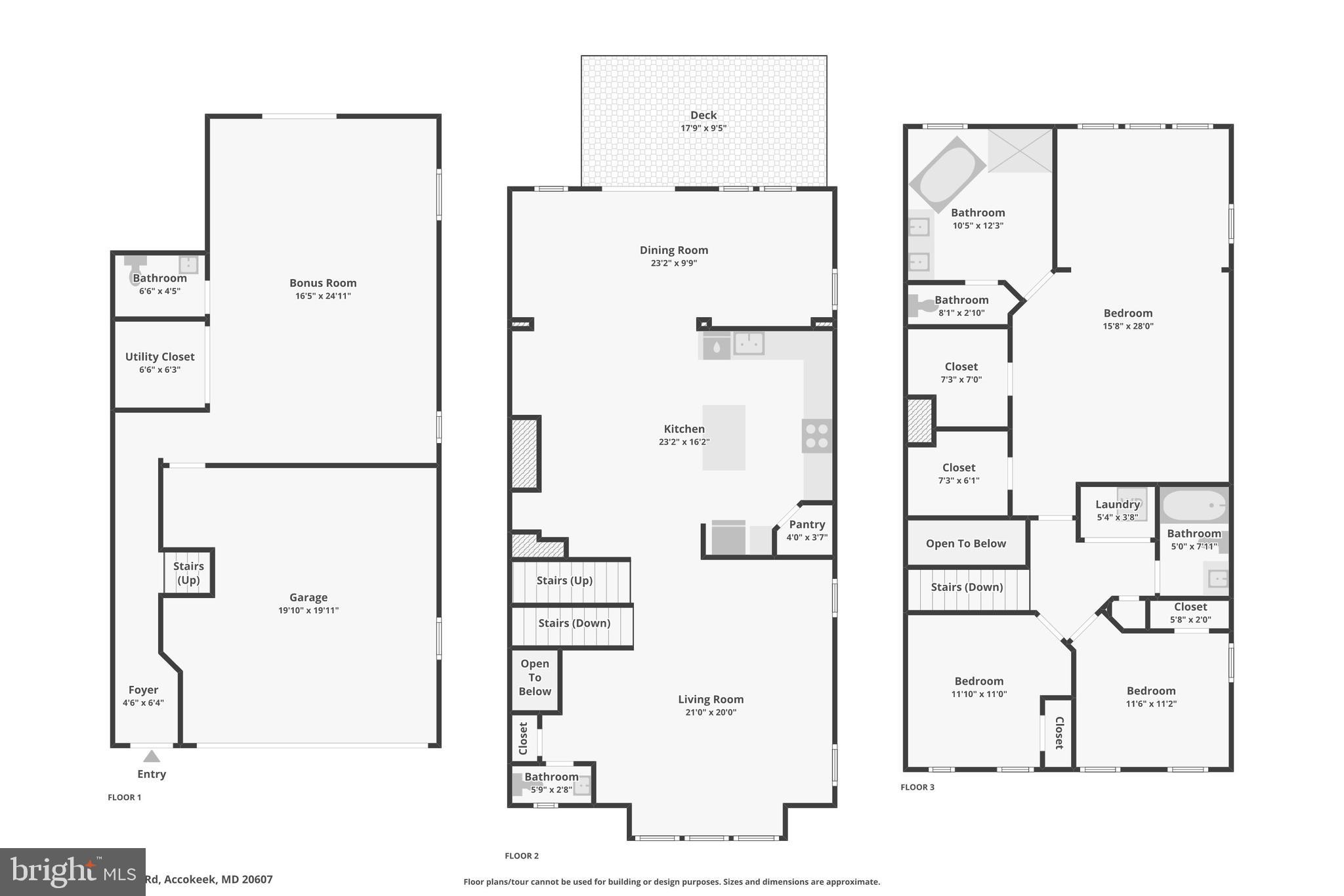 2808 St Marys View Road Accokeek, MD 20607 - Photo 53 of 53 Floor Plan - Combined