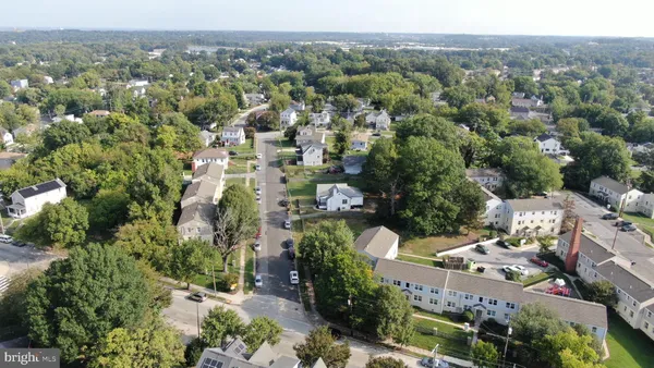 an aerial view of a city with lots of residential buildings
