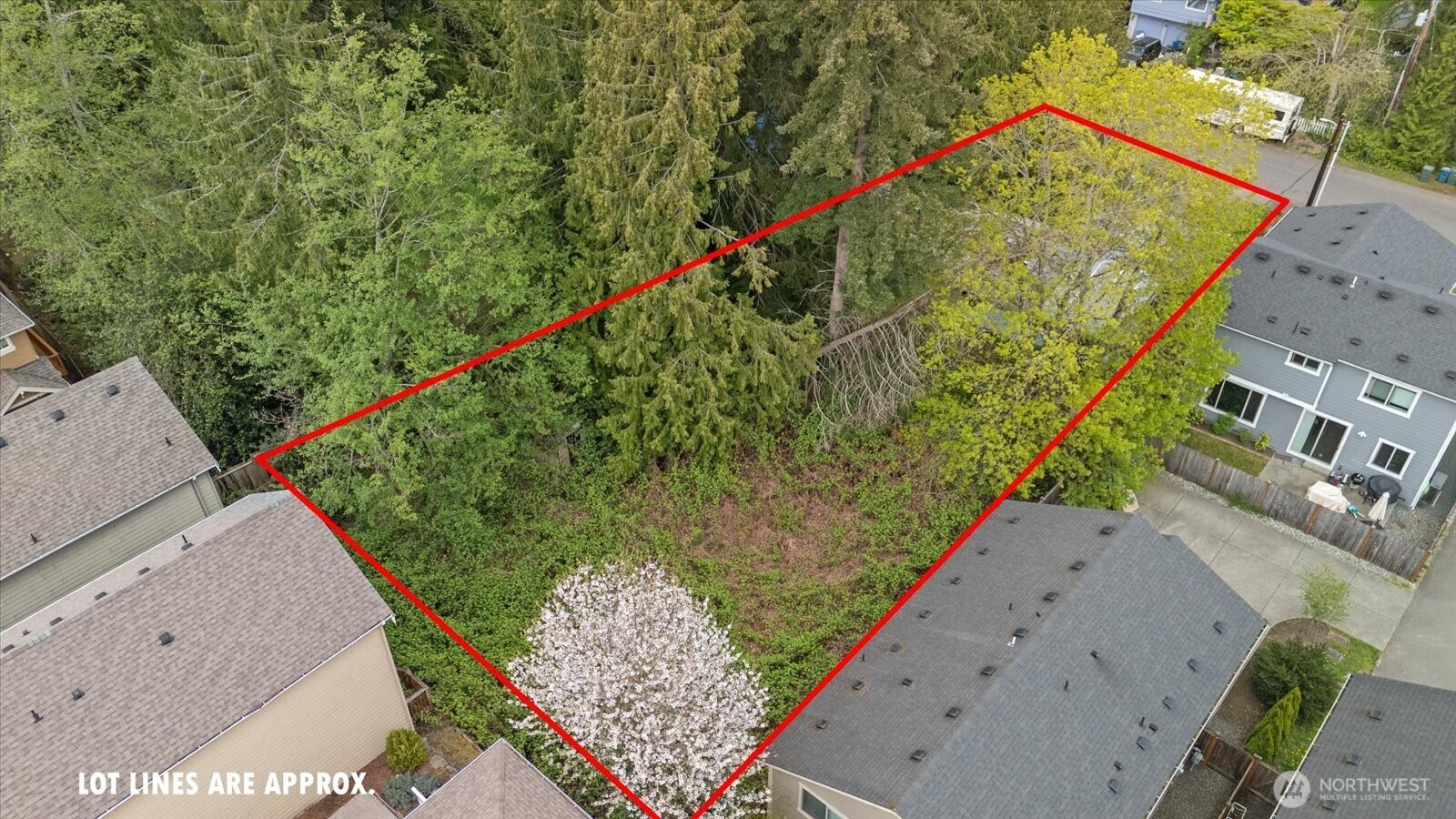 15316 50th Place West Edmonds, WA 98026 - Photo 11 of 12 a view of a yard with a wooden fence