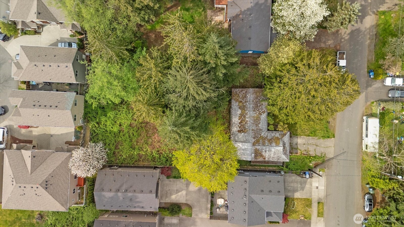 15316 50th Place West Edmonds, WA 98026 - Photo 10 of 12 an aerial view of residential houses with outdoor space
