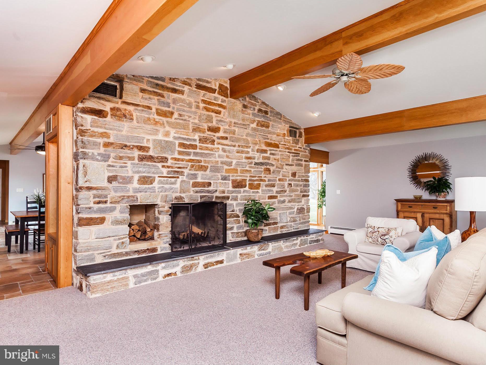 5200 Patterson Farm Road Baldwin, MD 21013 - Photo 5 of 30 a outdoor living space with patio furniture and a fireplace