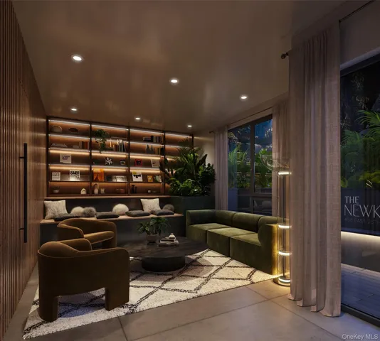 a room with furniture